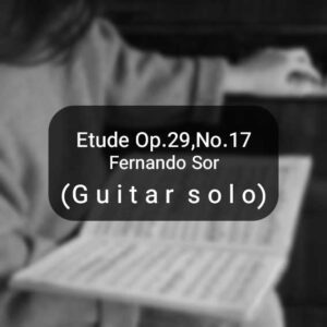 Etude Op.29, No.17 by Fernando Sor